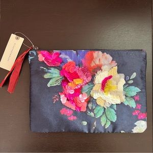 Anthropologie Silk Clutch